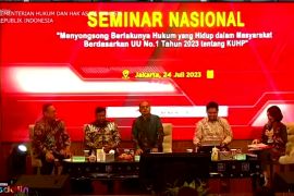 Menkumham Yasonna: KUHP atur hukum yang hidup dalam masyarakat