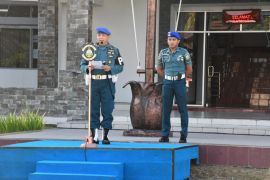 Lantamal VIII laksanakan apel gelar pasukan Ops Gaktib dan Yustisi