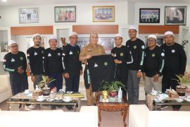 FRKMT kunjungi Bupati HSS laporkan terbentuknya organisasi relawan