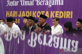 Doa bersama antar umat beragama Hut Kota Kediri