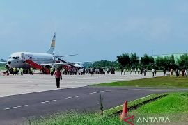 Tiba di Banyuwangi, Ibu Negara disambut tari gandrung