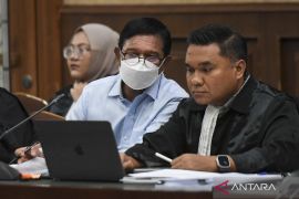 Sidang lanjutan terdakwa kasus BTS 4G BAKTI Kominfo Johnny G Plate