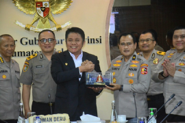 Gubernur Sumsel terima kunjungan delapan calon jenderal polisi