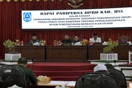 Ketua DPRD HSS : Raperda SPBE dorong transformasi good governace menuju E-Goverment