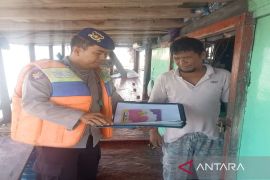 Polairud Polres Asahan gelar patroli cegah gangguan keamanan laut