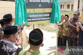 Desa Kain Golong, ditetapkan jadi kampung moderasi di Aceh Singkil
