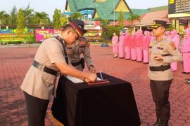 Dua jabatan Kasat Polres Bengkalis diserahterimakan