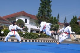 Unjuk keterampilan atlet karate