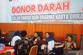 Kemenkumham Sumsel bakti sosial donor darah