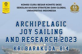 SKGS UI-TNI AL kolaborasi "Archipelagic Joy Sailing and Research"