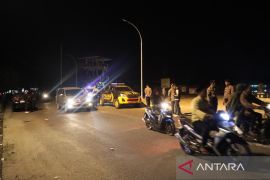 Antisipasi tindak kejahatan, polisi Inhu patroli malam di Rengat