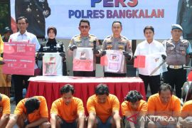 Polres Bangkalan tangkap  belasan orang tersangka narkoba