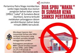 Dua SPBU "nakal" di Sumbar kena sanksi Pertamina