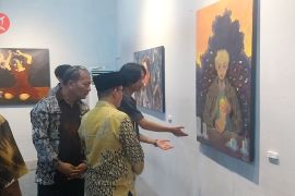Pameran seni rupa &ldquo;Luap Puas&rdquo; digelar di Taman Budaya Padang