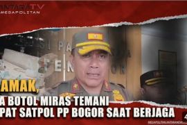 Alamak, dua botol miras temani empat Satpol PP Bogor berjaga