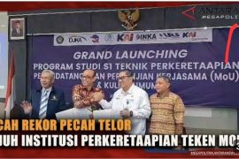 Rekor baru, tujuh stakeholders perkeretaapian teken MoU dengan Universitas Pancasila