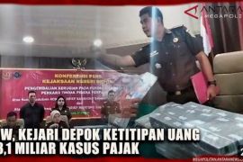 Wow, Kejari Depok ketitipan uang negara Rp3,1 miliar dari kasus pajak