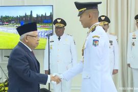 Wapres Ma'ruf Amin lantik 1.627 Pamong Praja Muda IPDN angkatan XXX