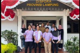 Lilac audiensi ke Dispora Lampung berkomitmen cetak atlet sepatu roda terbaik