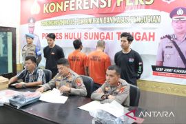 Polres HST ungkap kasus pencurian dan pembunuhan