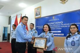 Kakanwil Kemenkumham Sumut sebut pegawai teladan berdasarkan tata nilai pasti