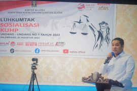 Kemenkumham Sumsel lakukan penyuluhan  hukum di tiga daerah