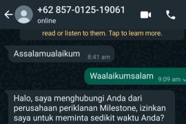 Waspada! Penipuan lowongan kerja paruh waktu melalui WhatsApp