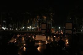 Aliansi Peduli HAM gelar aksi 1001 lilin untuk korban aniaya  di Ambon