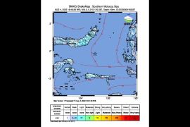Gempa magnitudo 6,0 guncang wilayah Tutuyan, Sulawesi Utara