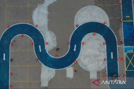 Ujian praktik SIM C di Kota Surabaya tanpa zig-zag dan putaran angka 8