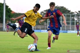 IYC 2023 -  Bhayangkara FC syukuri selisih tipis lawan Barcelona