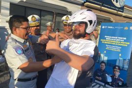 Polri - Jasa Raharja kampanyekan keselamatan lantas di Bali