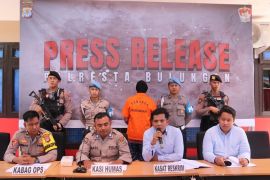 Polresta Bulungan gelar jumpa pers terkait pelaku pembakaran lahan