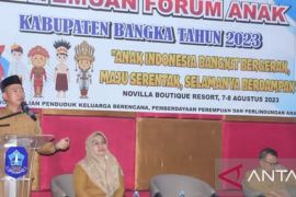 Bupati Bangka: Forum anak harus jadi teladan mendidik anak