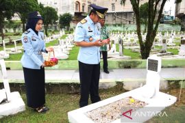 Kanwil Kemenkumham Sumut laksanakan ziarah di Taman Makam Pahlawan