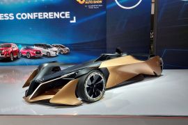 Nissan hadirkan mobil listrik konsep satu kursi Ariya serupa Formula E
