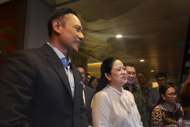 Puan Maharani sebut kedatangannya jadi kado ulang tahun Ke-45 AHY