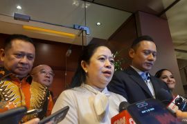 Puan Maharani akui tak bicara politik di HUT Ke-45 AHY