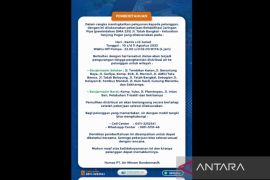 Saluran air di selatan dan barat Banjarmasin berhenti empat jam