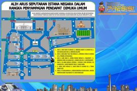 Ribuan personel Polda Metro Jaya amankan demo buruh
