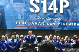 AHY ungkap risiko ketidakpastian saat ditanya soal cawapres