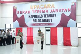 Kapolda Maluku Utara  Pimpin Sertijab Kapolres Ternate