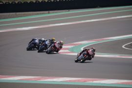 Herjun juara pertama AP250 ARRC 2203 Sirkuit Mandalika