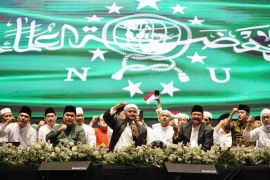 Kemeriahan sholawat bersama di Pasuruan