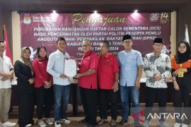 KPU Bangka Tengah: Dokumen bacaleg 12 partai politik sudah lengkap