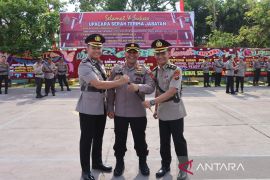 Tiga pejabat Polres Inhu pindah tugas