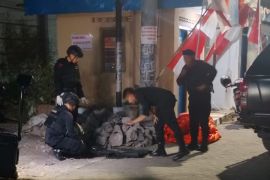 Mortir ditemukan saat perbaikan pelengsengan sungai di Surabaya