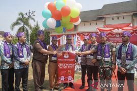 KPU Balangan gelar Kirab Pemilu pada sejumlah kecamatan