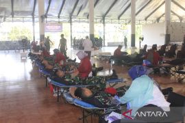 Peringati HUT Kemerdekaan RI, Grup 1 Kopassus gelar donor darah