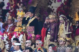 Desainer puji pakaian adat Jokowi pada upacara HUT ke-78 RI